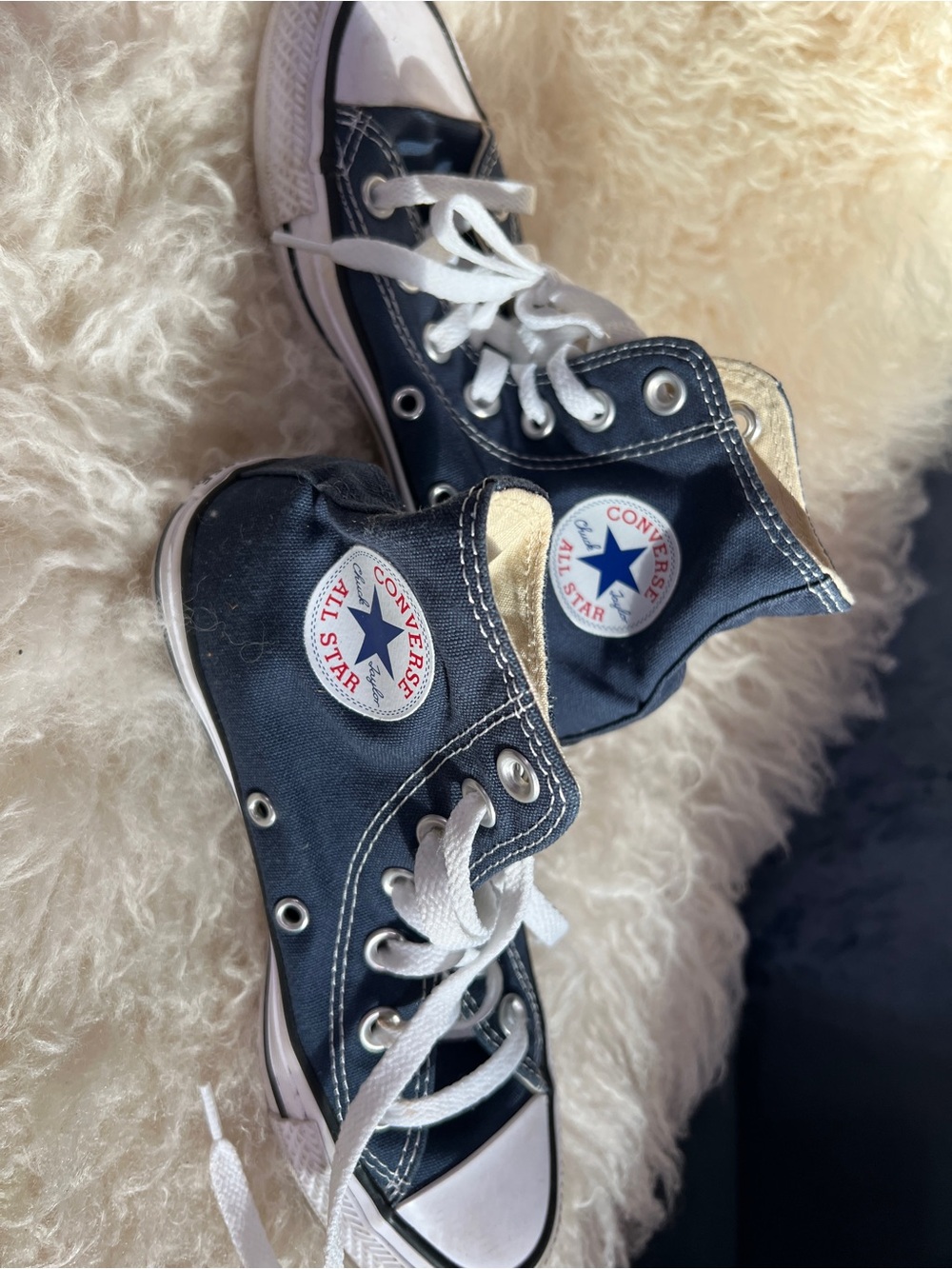 Converse Kids Navy Blue High-Top Chuck Taylor Sneakers